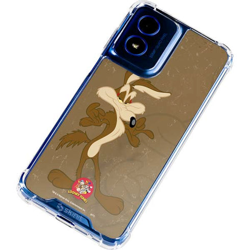 Looney Tunes Wile E Coyote Double Moto G 5G (2024) Clear Case